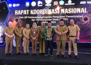 Hadiri Rakornas Program Penguatan Pemerintahan dan Pembangunan Desa, Wabup Gamalis Sebut Selangkah Lagi Kabupaten Berau Bebas Desa Tertinggal