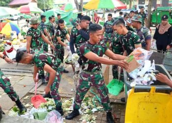 Sambut HUT Ke-65 Kodam VI/Mulawarman, Kodim 0902/Berau Gelar Karya Bakti