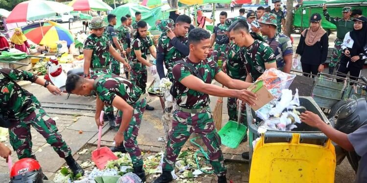 Sambut HUT Ke-65 Kodam VI/Mulawarman, Kodim 0902/Berau Gelar Karya Bakti