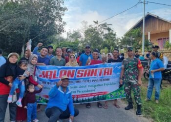 Rayakan Tahun Baru Islam, Warga Kecamatan Kelay Bersama Anggota DPRD Berau, Elita Herlina, Gelar Jalan Santai Bersama
