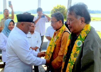 Wakil Bupati Berau, Gamalis Sambut Kedatangan Tim Perpustakaan Nasional