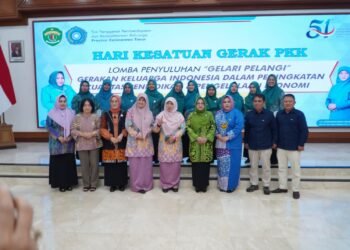 Ketua TPP PKK Berau Beri Semangat Kontingen Berau, Pada Lomba HKG PKK ke 51 Kaltim