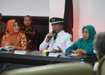 Labanan Makarti Optimis Juara Lomba Desa, Didepan Dewan Juri, Mudawi Paparkan Inovasi Labanan Makarti