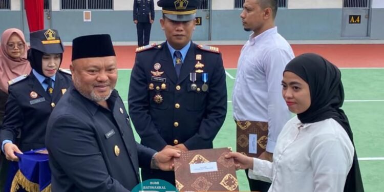520 Warga Binaan Rutan Tanjung Redeb Dapat Remisi HUT RI Ke-78, 2 diantaranya Terima Remisi Bebas