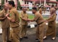 Pj Sekda Berau, Agus Wahyudi berpamitan dengan jajaran pegawai Pemkab Berau