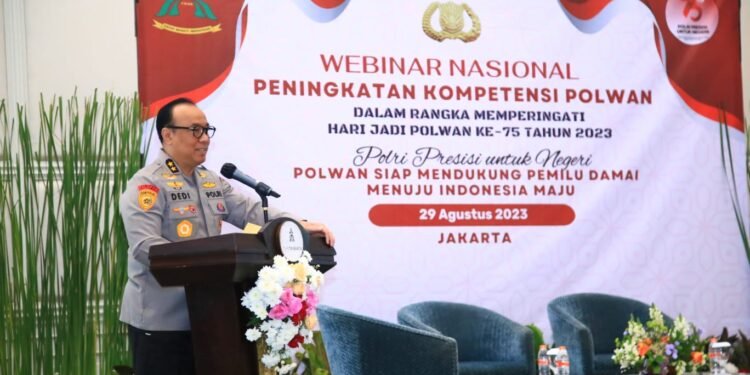 As SDM Ingatkan Pentingnya Peran Polwan Dalam Mengawal Pemilu Damai 2024