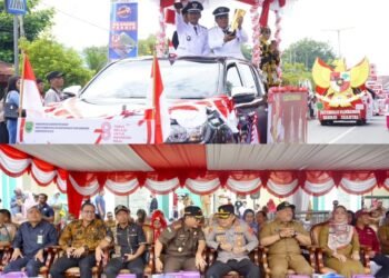 Pawai Mobil Hias Semarakkan HUT Ke-78 RI