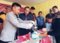 Di Hadapan Para Saksi dan Tersangka, Polres Berau Musnahkan Barang Bukti 96,02 Gram Narkotika Jenis Sabu