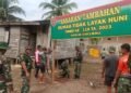 Bangun RTLH Jadi Sasaran Tambahan TMMD Ke-118 Kodim 0902/Berau