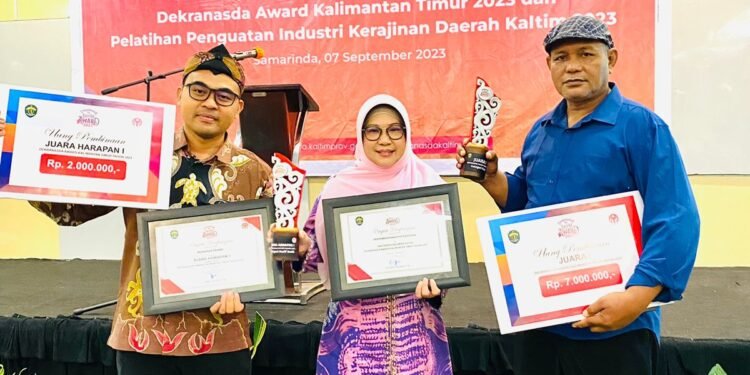 Mampu Bersaing, Pengrajin Berau Torehkan Juara di Dekranasda Award Kaltim