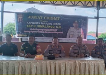 Tampung Aspirasi Masyarakat, Polsek Tanjung Redeb Gelar Jumat Curhat, Begini Pesan Kapolsek!!!