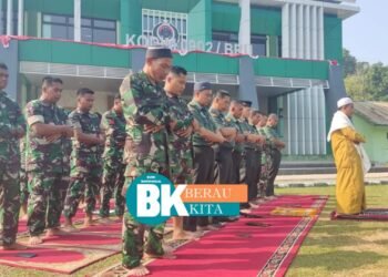 Minta Di Turunkan Hujan, Kodim 0902/Berau Gelar Shalat Istisqa