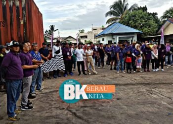 Meriahkan Harhubnas Ke-53, KUPP Kelas II Tanjung Redeb Gelar Jalan Santai Bersama