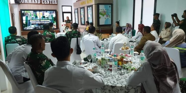 Kepala Staf Kodam VI/Mulawarman Kunjungi Kodim 0902/Berau, Dandim Paparkan Hasil Program TMMD Ke-118