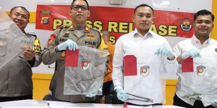 Residivis Pencurian Kabel di 10 Titik Tower BTS Akhirnya Diringkus Polres Berau, Kerugian Diperkirakan Capai Rp 33 Juta