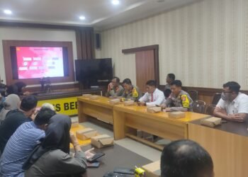Gelar Press Release Akhir Tahun, Polres Berau Tangani 271 Kasus, Kasus Narkoba Mendominasi