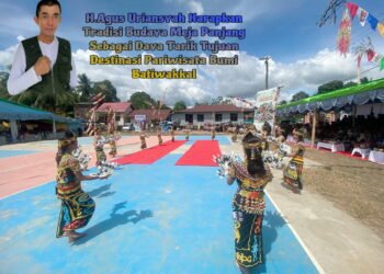 H.Agus Uriansyah S.Pd Harapkan Tradisi Budaya Meja Panjang Sebagai Daya Tarik Tujuan Destinasi Pariwisata Bumi Batiwakkal