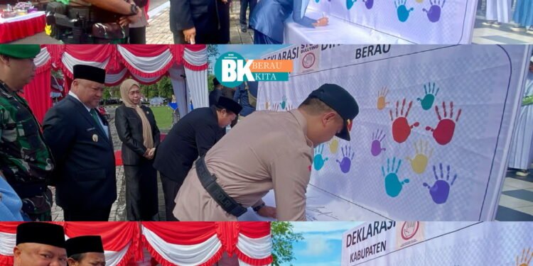 Cegah Bullying Terhadap Anak, Pemkab Berau Deklarasikan Stop Bullying di Peringatan Hardiknas 2024