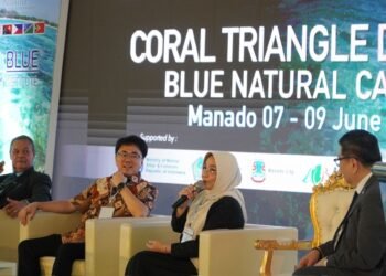 Bupati Sri Juniarsih Mas Paparkan Pilot Project Program Blue Economy Berau, di High Level Forum CTI-CFF 2024