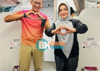 Bupati Sri Bersama Menparekraf, Sandiaga Uno Menuju Berau