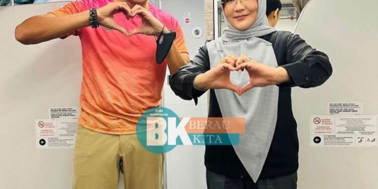 Bupati Sri Bersama Menparekraf, Sandiaga Uno Menuju Berau