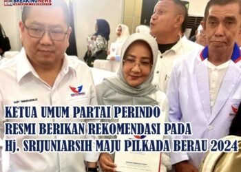 Ketua Umum Partai Perindo Beri Rekomendasi Kepada Bupati Berau, Sri Juniarsih Maju PILKADA 2024