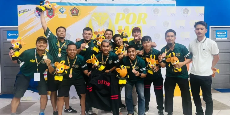 Kali Pertama, Tim Futsal PWI Kaltim Sukses Raih Perunggu di Porwanas Banjarmasin