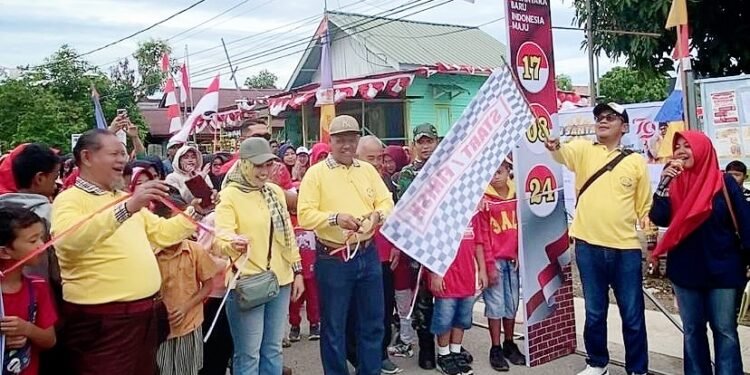 Rayakan HUT RI ke-79, RT 12 Karang Ambun Gelar Jalan Santai Berhadiah, Doorprize Utama Manjakan Warga