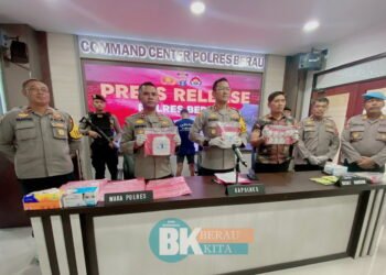 Polres Berau Berhasil Menggagalkan Peredaran Sabu Seberat 2,5 Kg, 2 Pelaku Diringkus