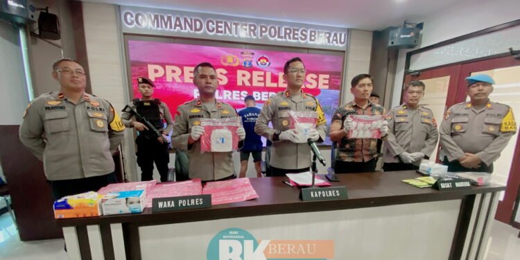 Polres Berau Berhasil Menggagalkan Peredaran Sabu Seberat 2,5 Kg, 2 Pelaku Diringkus