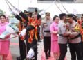 Polres Berau Gelar Pisah Sambut Kapolres Berau, Welcome and Farewell Parade