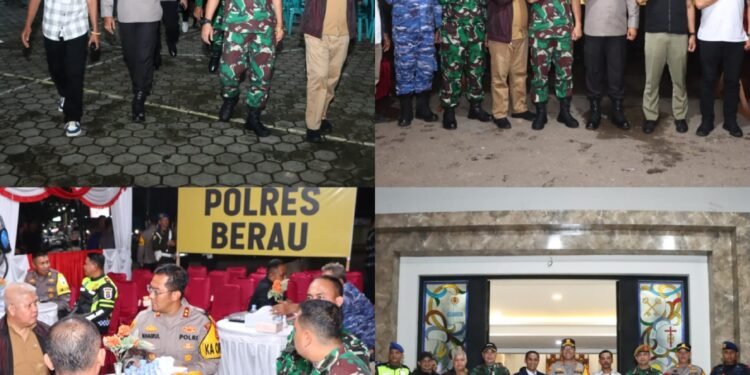 Pastikan Keamanan Natal 2024 dan Tahun Baru 2025, Unsur Forkopimda Berau Lakukan Patroli Gabungan