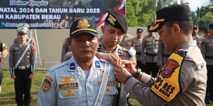 Siap Kawal Perayaan Nataru, Polres Berau Gelar Operasi Lilin Mahakam 2024