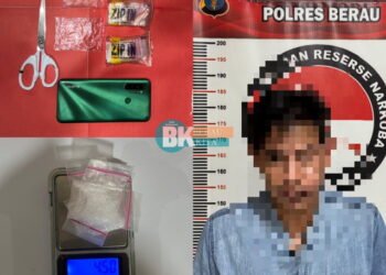 Dukung Program Asta Cita, Polres Berau Kembali Ringkus Pengedar Narkoba, BB Sabu Seberat 4.50 Gram Disita