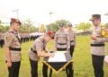 Pimpin Sertijab Wakapolres dan Kasatreskrim Polres Berau, Begini Pesan Kapolres