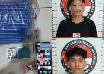 Ungkap Kasus Peredaran Narkotika Jenis Sabu, Polres Berau Bekuk Dua Tersangka, 4,30 Gram Sabu Disita