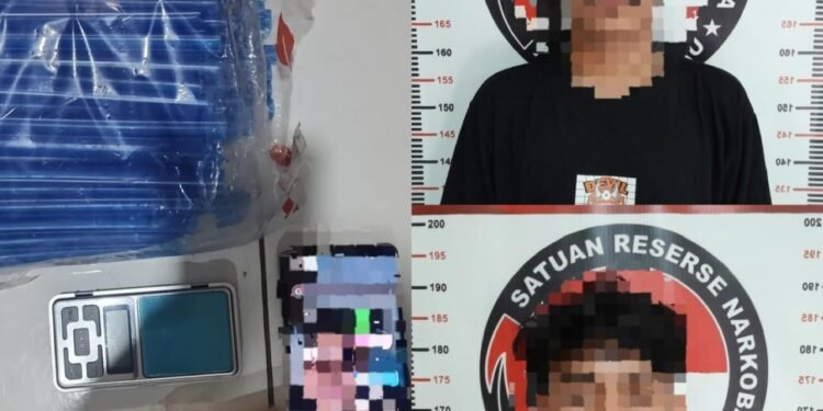 Ungkap Kasus Peredaran Narkotika Jenis Sabu, Polres Berau Bekuk Dua Tersangka, 4,30 Gram Sabu Disita