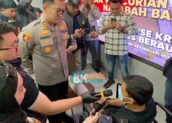 Sempat Kabur Ke Kutim, Pria Yang Sempat Viral Curi Uang 50 Juta Ini Akhirnya Diringkus Polres Berau dan Dihadiahi Timah Panas