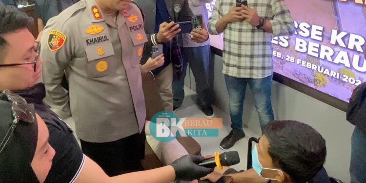 Sempat Kabur Ke Kutim, Pria Yang Sempat Viral Curi Uang 50 Juta Ini Akhirnya Diringkus Polres Berau dan Dihadiahi Timah Panas