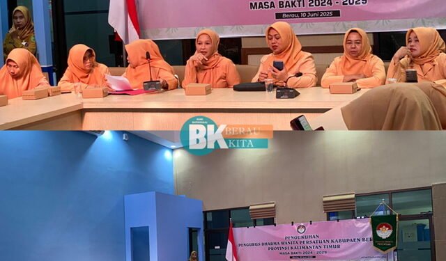 Pengukuhan Pengurus DWP Kabupaten Berau Masa Bhakti 2024–2029 Digelar Serentak Melalui Telekonferensi